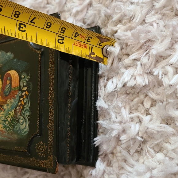 Jewelry Box Russian Lacquer hand painted - Picture 15 of 16